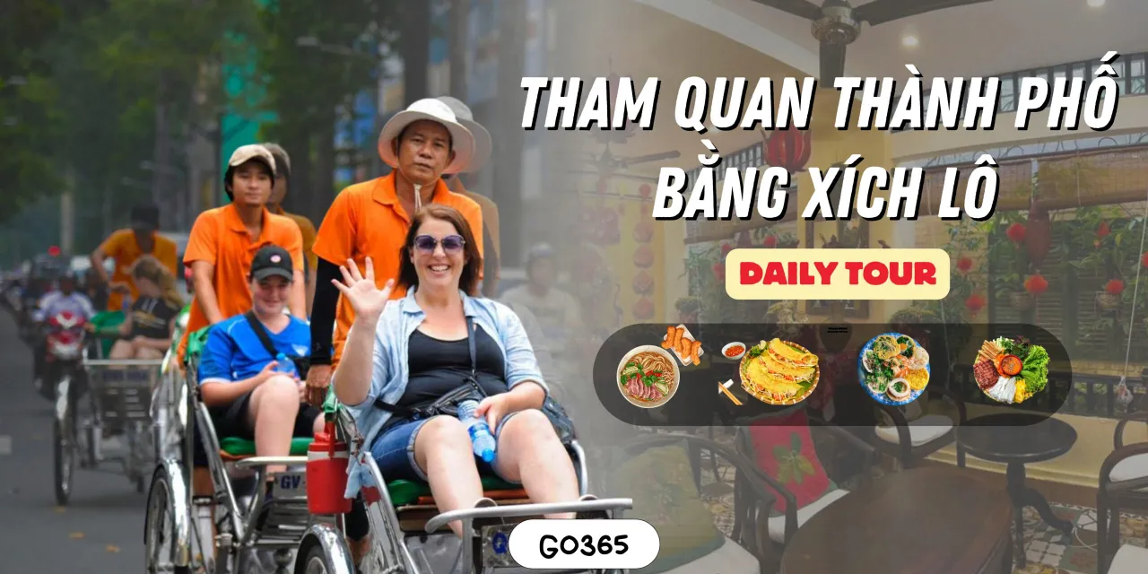 TOUR THAM QUAN THÀNH PHỐ BẰNG XE XÍCH LÔ NHA TRANG