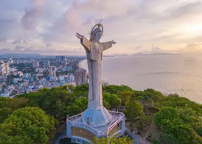 TOUR CẦN GIỜ - VŨNG TÀU: ĐẢO KHỈ - RỪNG SÁC - BIỂN - ĐÌNH - TƯỢNG CHÚA - LÀNG CHÀI (照片 3)
