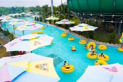 TOUR LONG KHÁNH VƯỜN HÁI TRÁI - ĂN THỎA SỨC - VUI CHƠI SIÊU CÔNG VIÊN NƯỚC AMAZING BAY (фото 3)