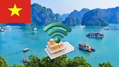International traveller using a Vietnam eSIM while travelling in Vietnam