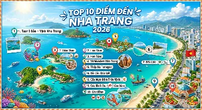Tour 3 đảo vịnh Nha Trang – top điểm đến Nha Trang 2026 trên Go365