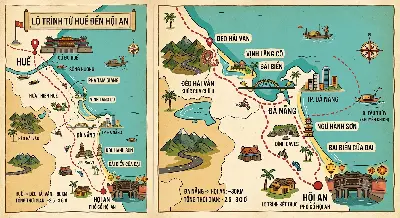 Đại Nội Huế, điểm khởi hành đi Hội An