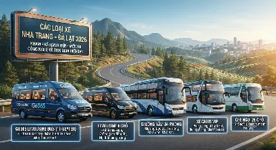 Các loại xe limousine giường nằm cabin tuyến Nha Trang Đà Lạt