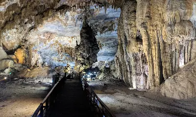 ĐẠP XE KHÁM PHÁ ĐỘNG PHONG NHA - SÔNG CHÀY HANG (ảnh 3)