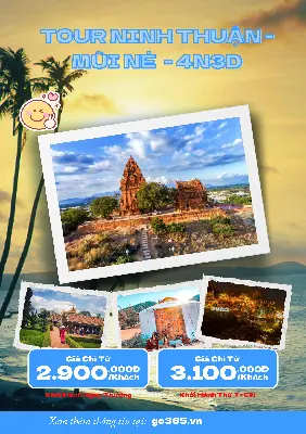 TOUR MŨI NÉ - NINH THUẬN 4D3N