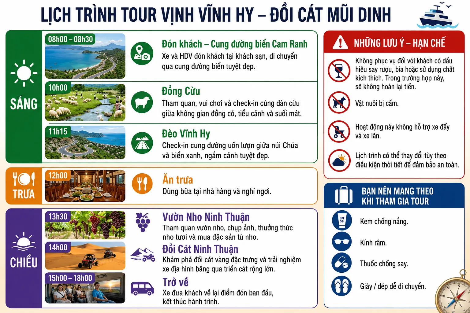 TOUR VỊNH VĨNH HY – ĐỒI CÁT MŨI DINH (ảnh 4)