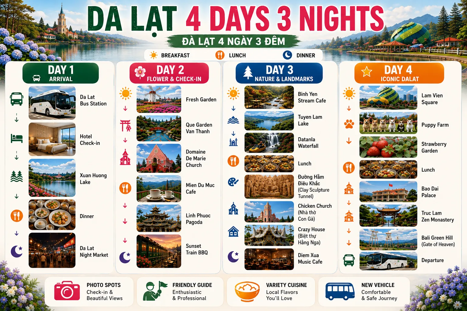 TOUR ĐÀ LẠT 4N3Đ (ĐÓN CHIỀU TIỄN TỐI) (ảnh 5)
