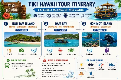 Tour Nha Trang 3 Đảo Lặn Biển - BBQ Trên Thuyền 1 Ngày (ảnh 5)