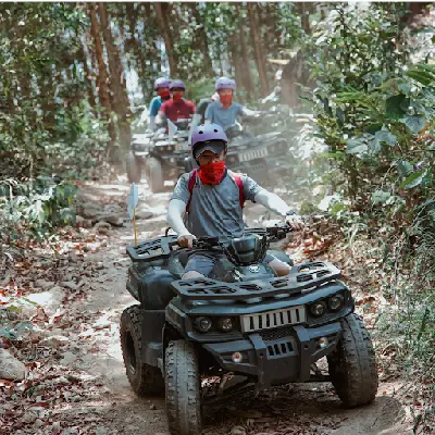 TOUR LÁI XE ĐỊA HÌNH ATV TẠI KONG FOREST (1 NGÀY) (ảnh 4)
