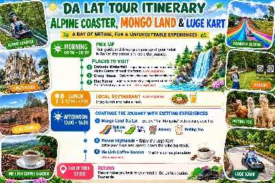 Tour Đà Lạt: Alpine Coaster, Rainbow Sliding & Luge Kart (ảnh 5)