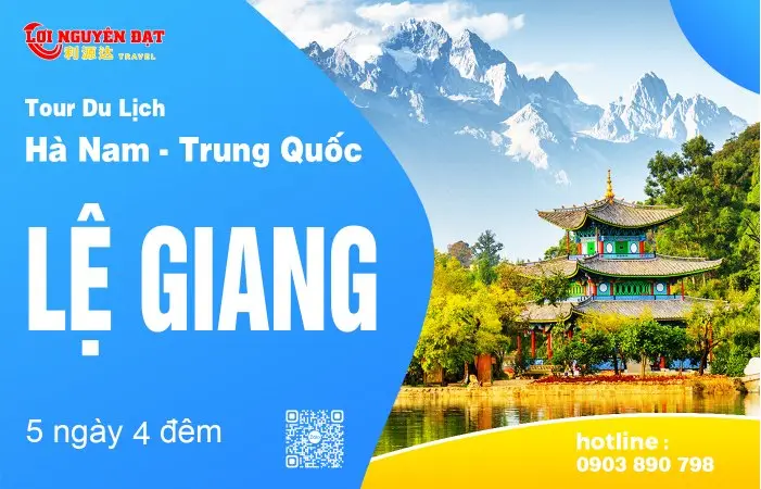 Tour Lệ Giang - Đại Lý: Lam Nguyệt Cốc - Bạch Sa Cổ Trấn - Santorini Đại Lý 5 ngày 4 đêm — Trung Quốc
