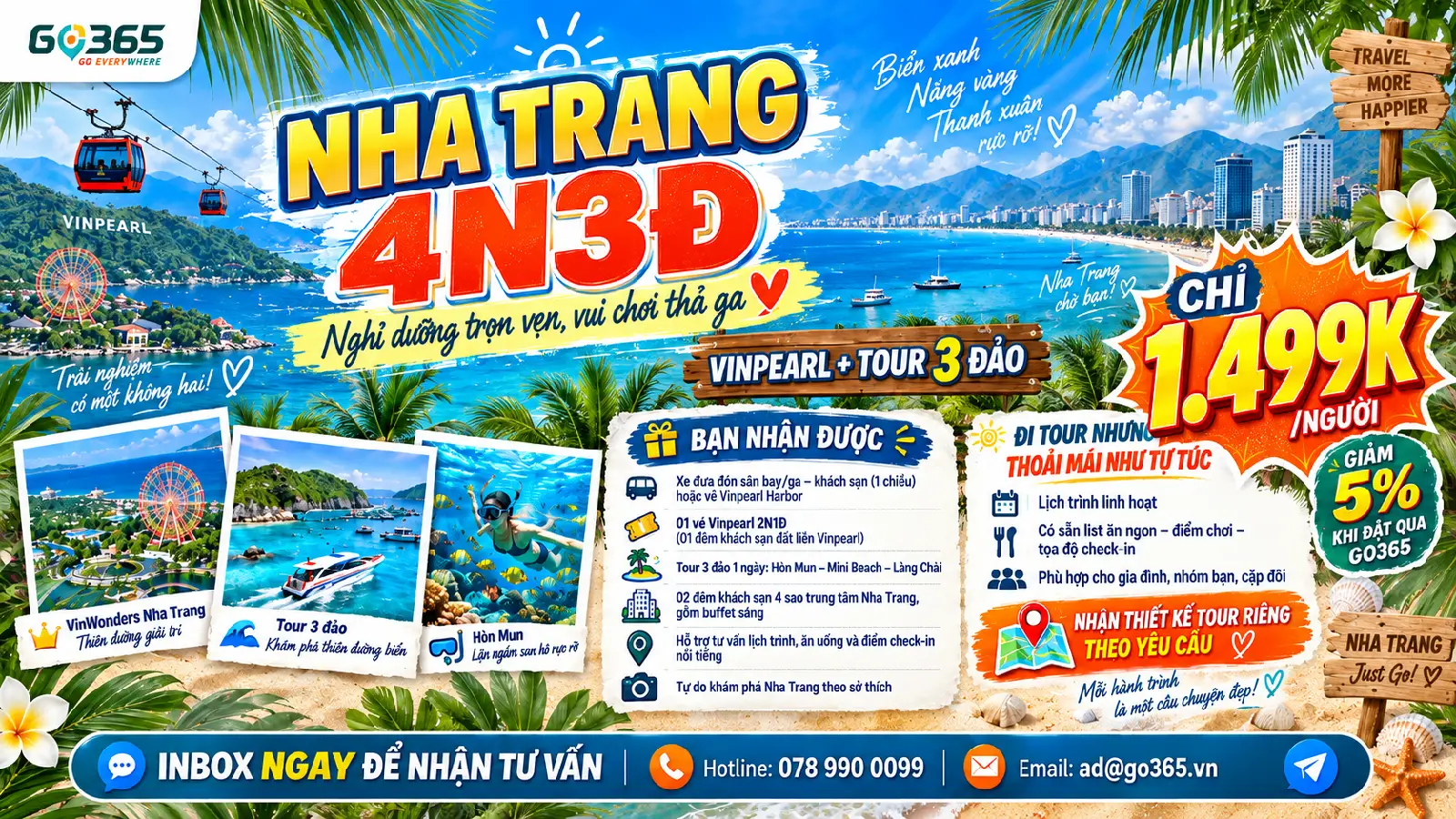 COMBO NHA TRANG 4 NGÀY 3 ĐÊM — Nha Trang — Khánh Hòa, Việt Nam