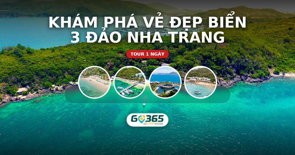 Khám phá vẻ đẹp biển 3 đảo Nha Trang