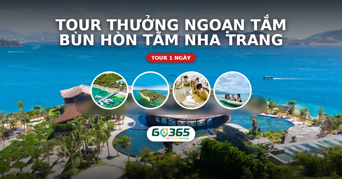 Tour thưởng ngoạn tắm bùn Hòn Tằm Nha Trang