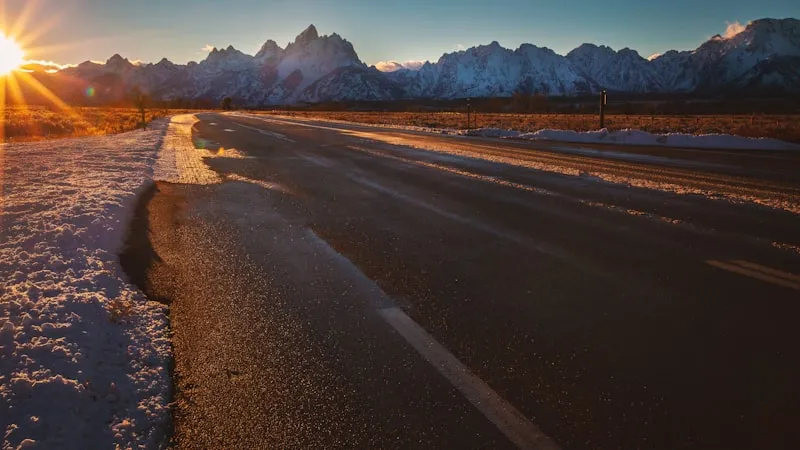 越南中部运输路线沿线风景
