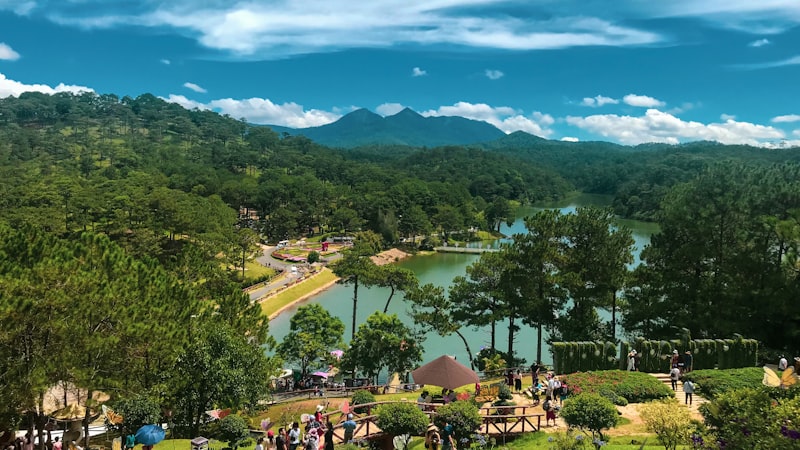 Da Lat scenery — destination of the Nha Trang bus route