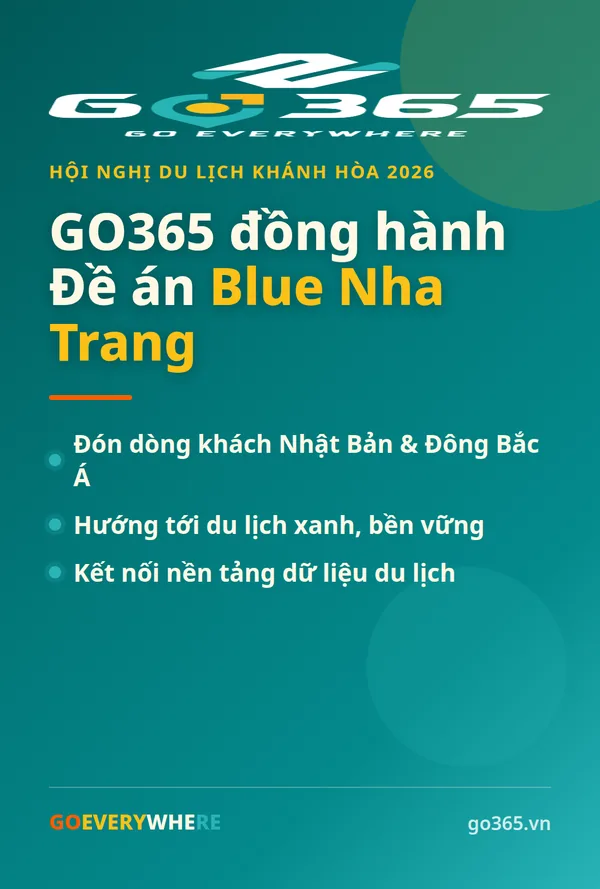 GO365 đồng hành Đề án Blue Nha Trang, đón khách Nhật và du lịch bền vững