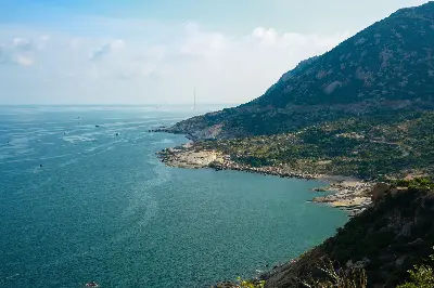 Coastal route from Cam Ranh to Phan Rang Ninh Thuan