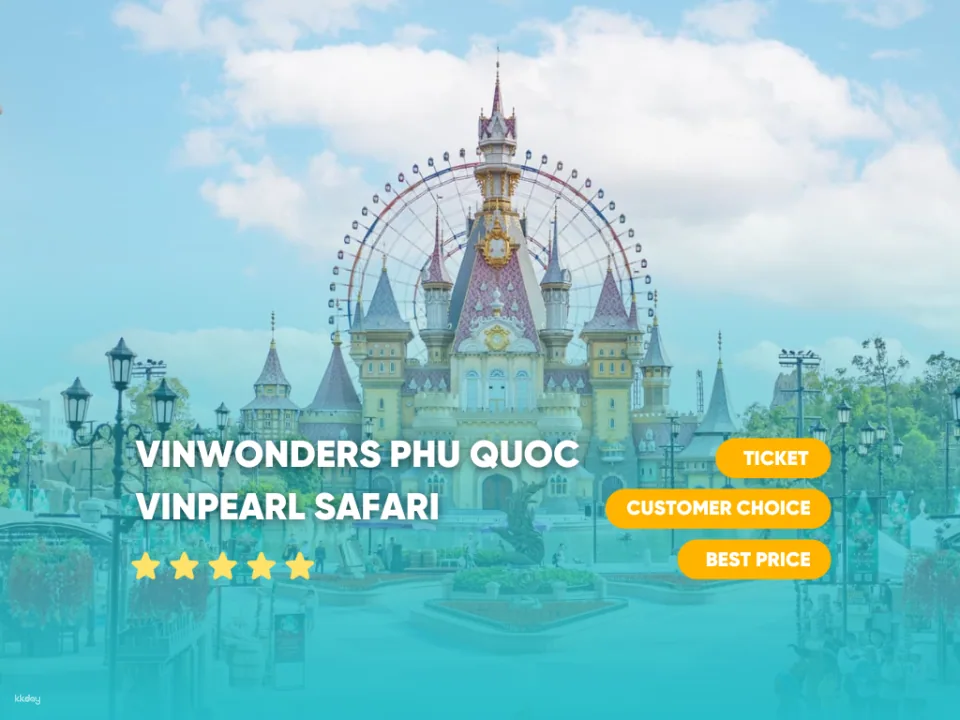 Vé Công Viên Chủ Đề VinWonders Phú Quốc - Safari Phú Quốc (Tùy chọn công viên giải trí) — Phú Quốc