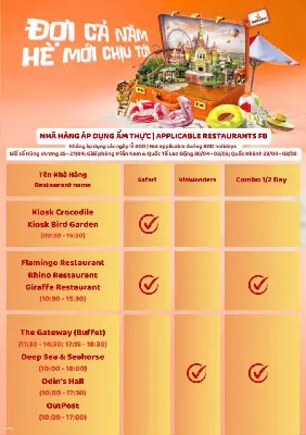 VinWonders Phú Quốc & Safari Ticket 2026 (park options) (photo 2)